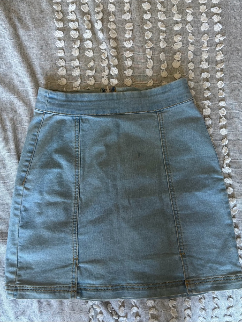 Forever 21 Light Blue Denim Mini Skirt